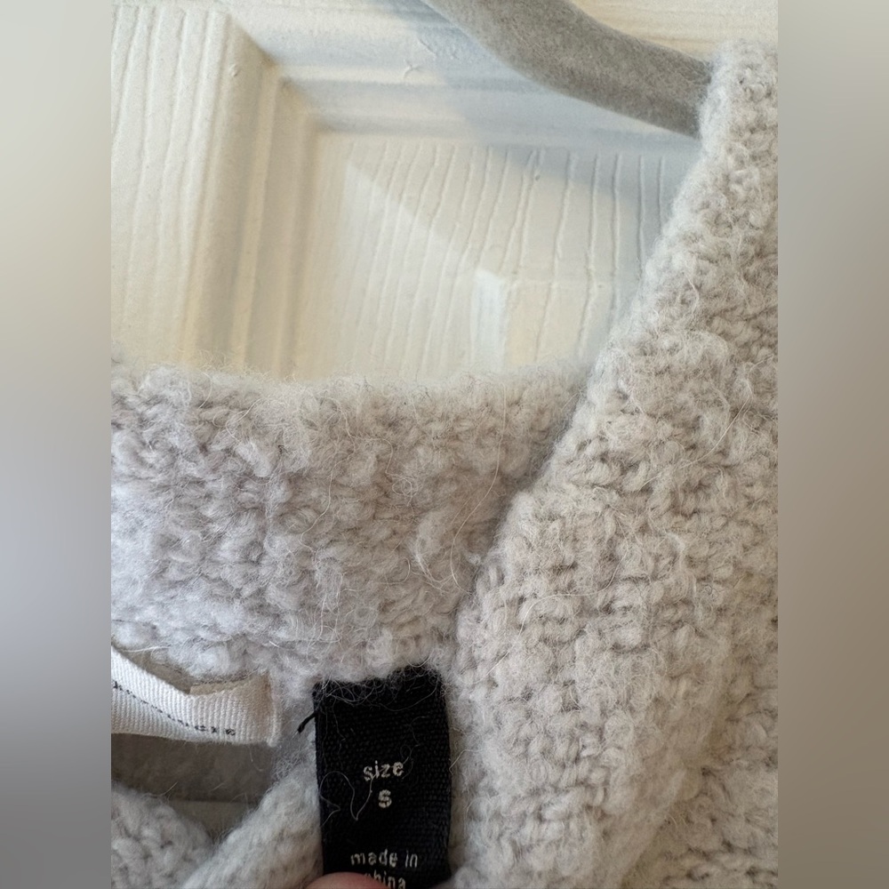 Sleeping On Snow Anthropologie Textured Knit Sweater Size S Neutral - Picture 5 of 5